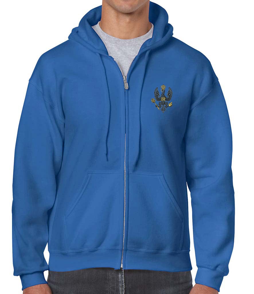 King's Royal Hussars Unisex Full Zip Hoodie