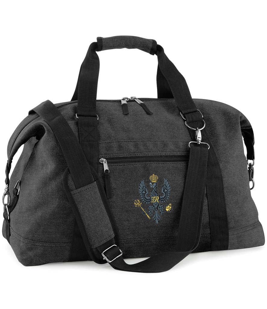 King's Royal Hussars Vintage Canvas Satchel