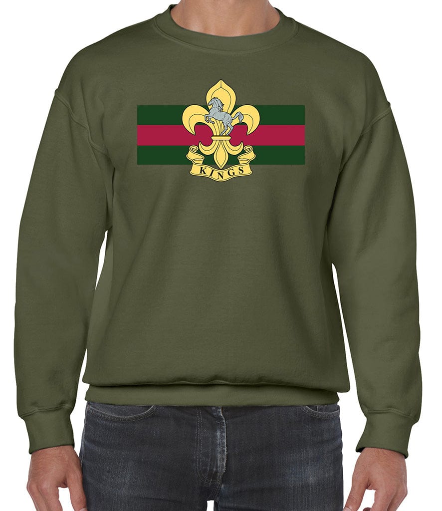 King's Regiment Front Printed Sweater
