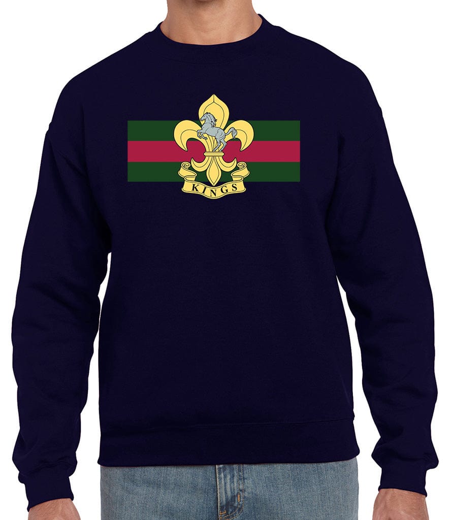 King's Regiment Front Printed Sweater