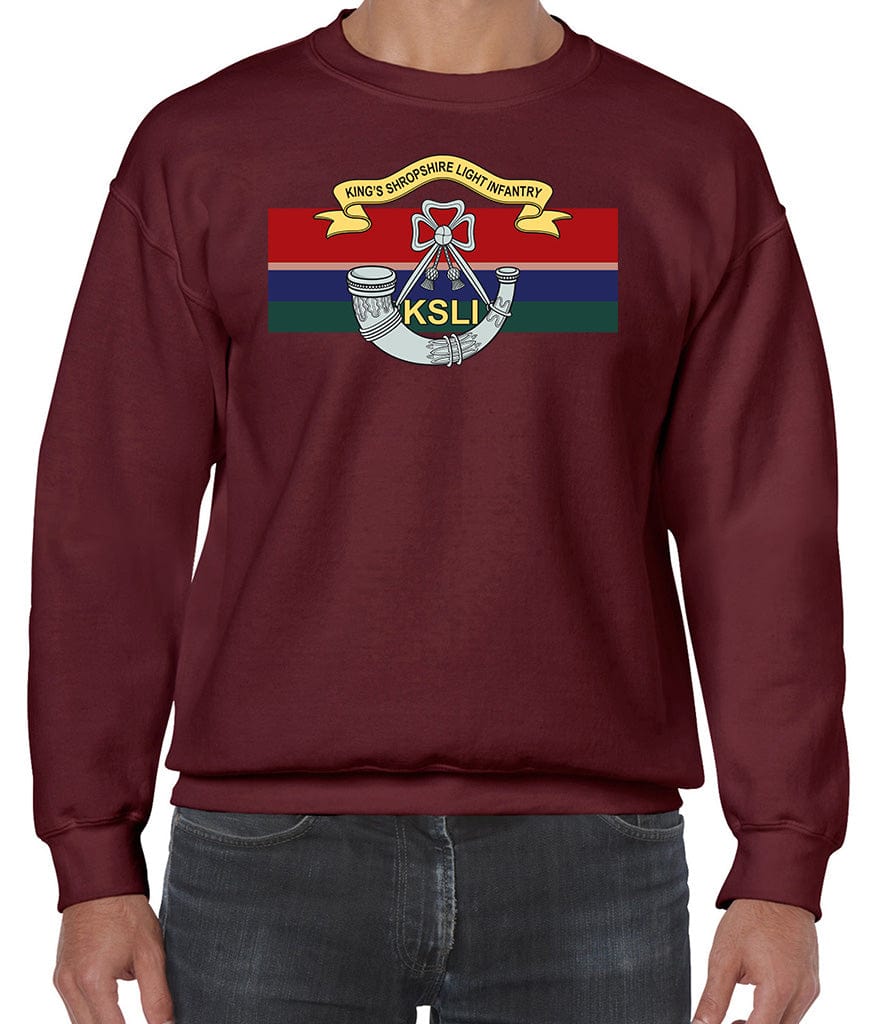 King's Shropshire Light Infantry Front Printed Sweater