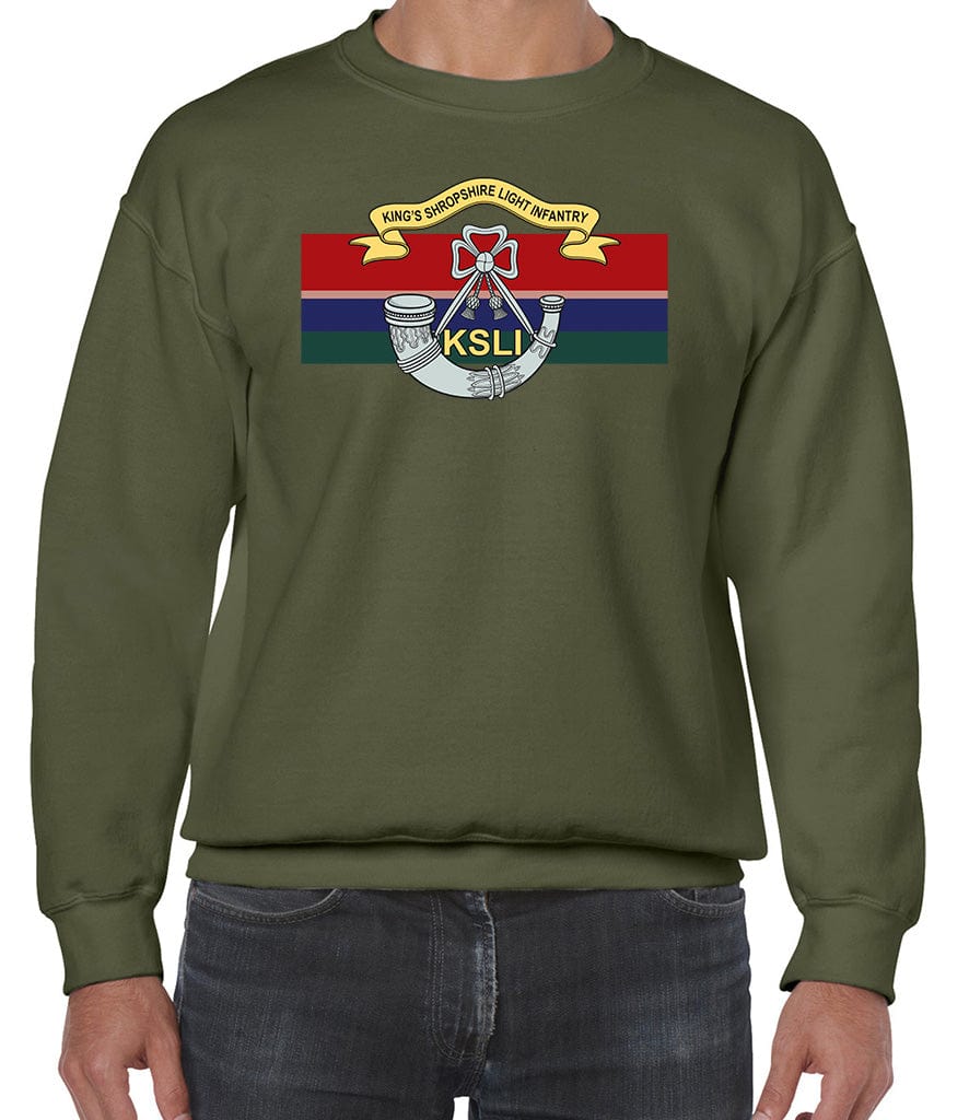 King's Shropshire Light Infantry Front Printed Sweater