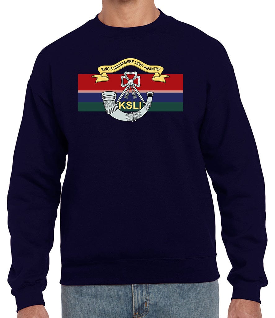 King's Shropshire Light Infantry Front Printed Sweater