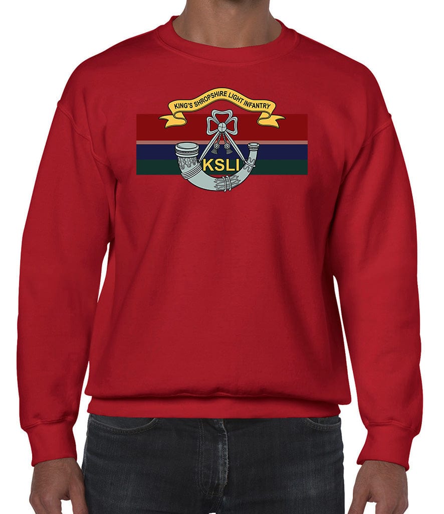 King's Shropshire Light Infantry Front Printed Sweater