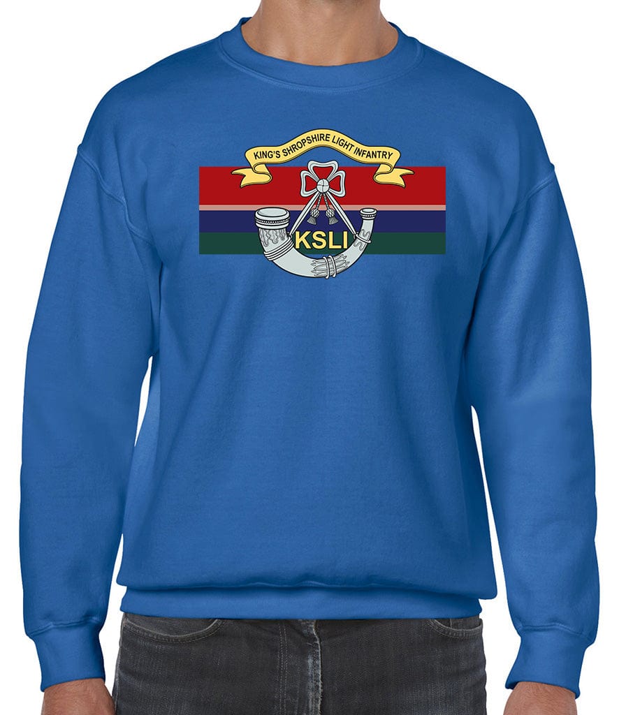 King's Shropshire Light Infantry Front Printed Sweater