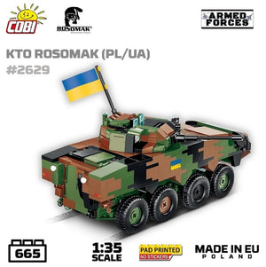 KTO Rosomak armoured car brick model