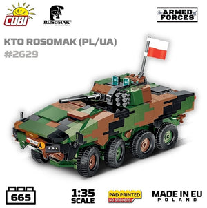 KTO Rosomak armoured car brick model