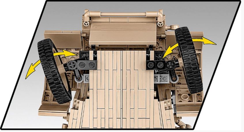 Kubelwagen - Typ 82 brick model - COBI 2803 - 1326 bricks