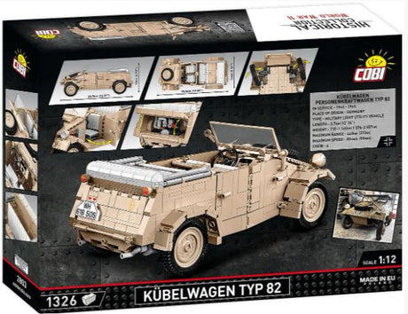 Kubelwagen - Typ 82 brick model - COBI 2803 - 1326 bricks