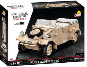 Kubelwagen - Typ 82 brick model - COBI 2803 - 1326 bricks