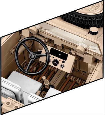 Kubelwagen - Typ 82 brick model - COBI 2803 - 1326 bricks