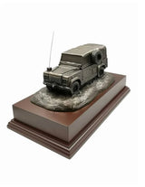 Land Rover Military Cold Cast Bronze Statue