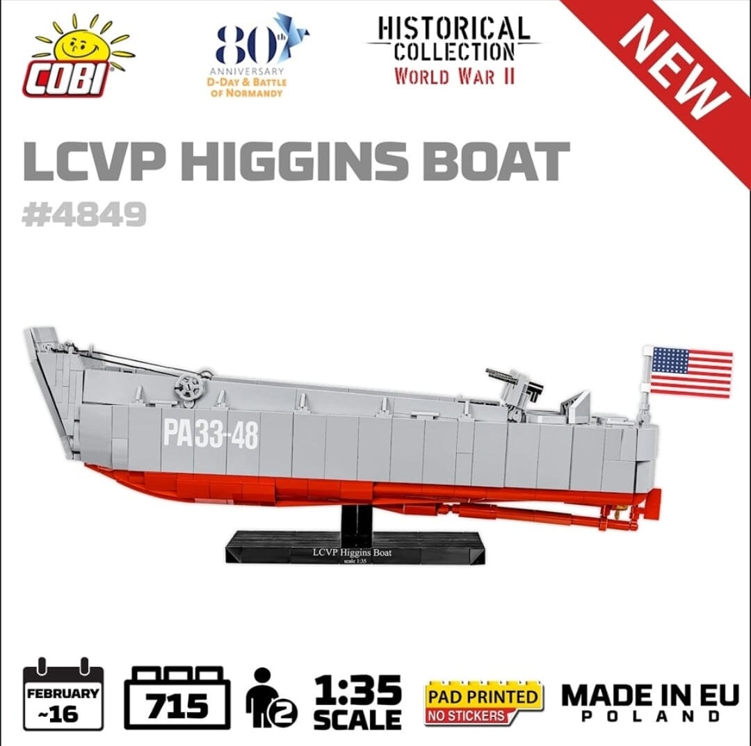 LCVP Higgins Boat brick model