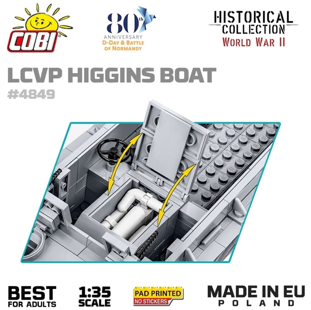 LCVP Higgins Boat brick model