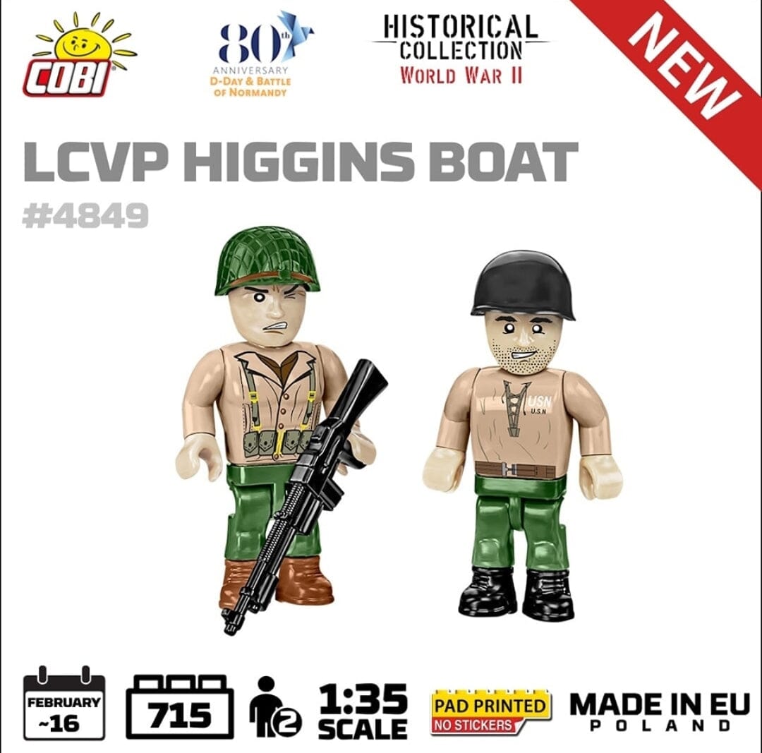 LCVP Higgins Boat brick model