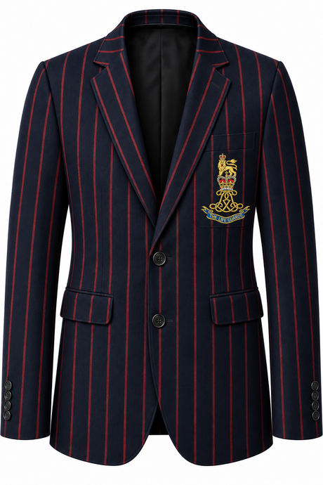 Life Guards Regimental BRB Navy Burgundy Striped Blazer