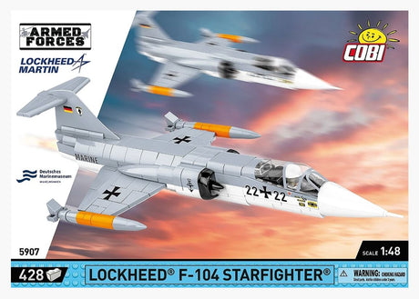 Lockheed F-104 Starfighter (Luftwaffe) brick plane model