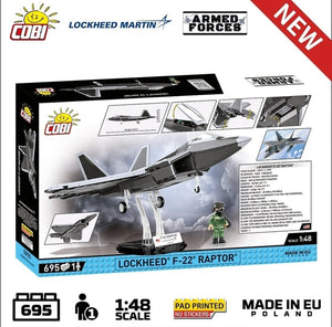 Lockheed F-22 Raptor brick plane model 