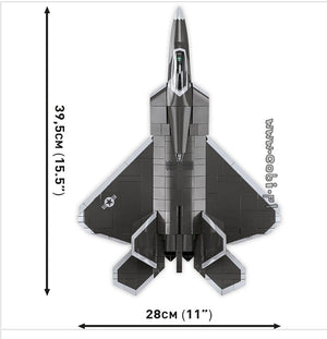 Lockheed F-22 Raptor brick plane model 