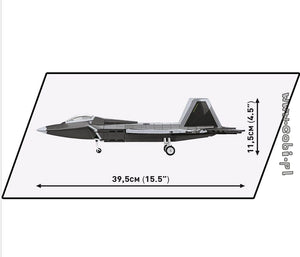 Lockheed F-22 Raptor brick plane model 