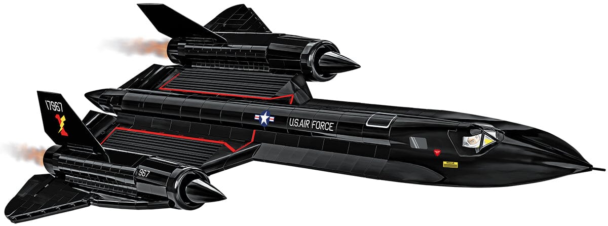 Lockheed SR-71 Blackbird brick aircraft model 