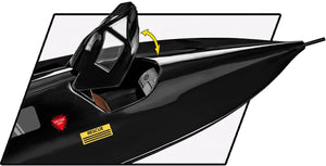 Lockheed SR-71 Blackbird brick aircraft model 