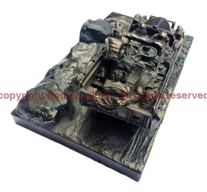 Long Range Desert Group Chevrolet Bronze Statue