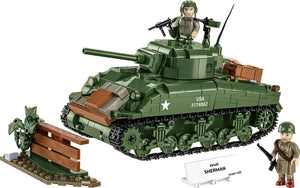 M4A1 Sherman brick tank model 