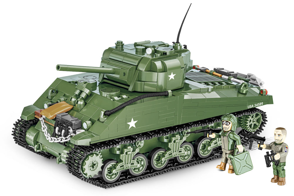 M4A3 Sherman tank brick model - COBI 2570 - 852 bricks