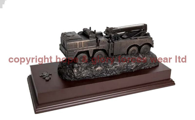 MAN SVR Wrecker Cold Cast Bronze Vehicle Presentation
