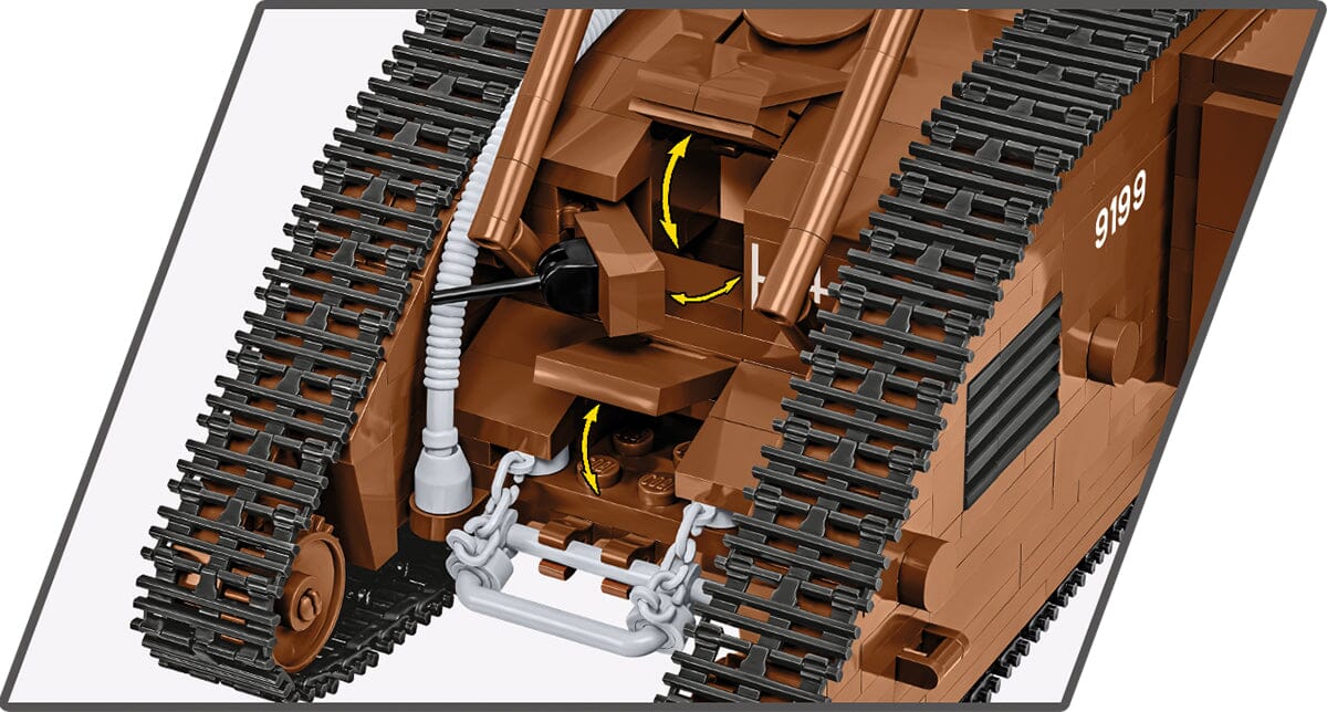 Mark V (Male) no. 9199 WWI brick model - COBI 2995 - 844 bricks