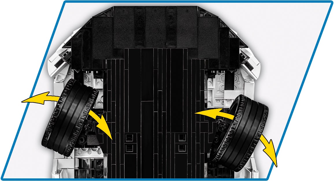 Maserati MC20 brick model car - COBI 24335 - 2269 bricks