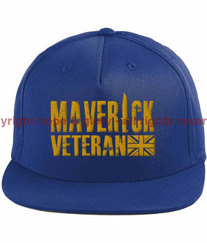 Maverick Veteran Gold Ops Embroidered Baseball Cap French Navy Blue