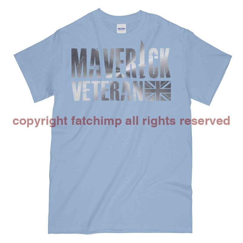 Maverick Veteran Silver Ops Printed T-Shirt