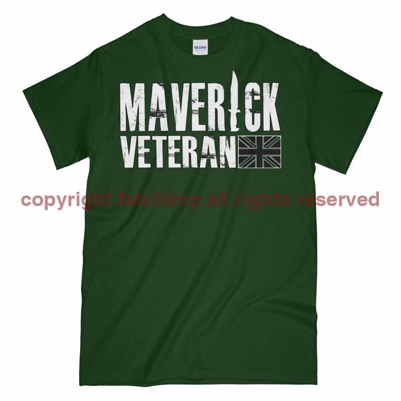 Maverick Veteran White Ops Printed T-Shirt