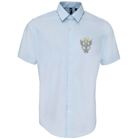 Mercian Regiment Embroidered Short Sleeve Oxford Shirt