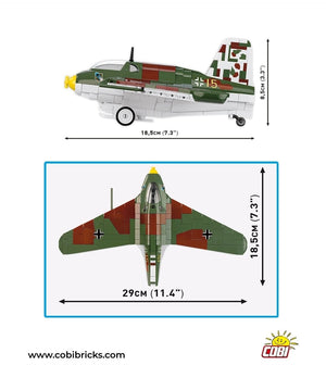 Messerschmitt Me 163B Komet brick plane model 