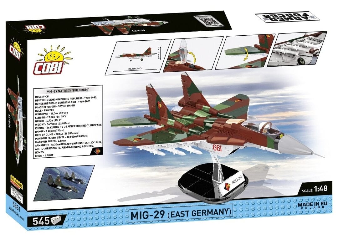 MIG 29 DDR brick plane model 