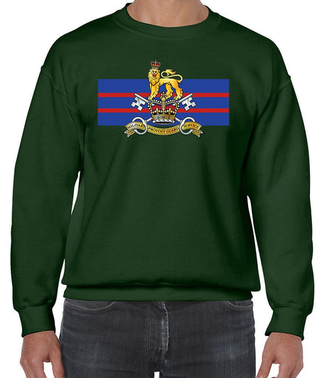 Military Provost Guard Service Front Printed Sweater