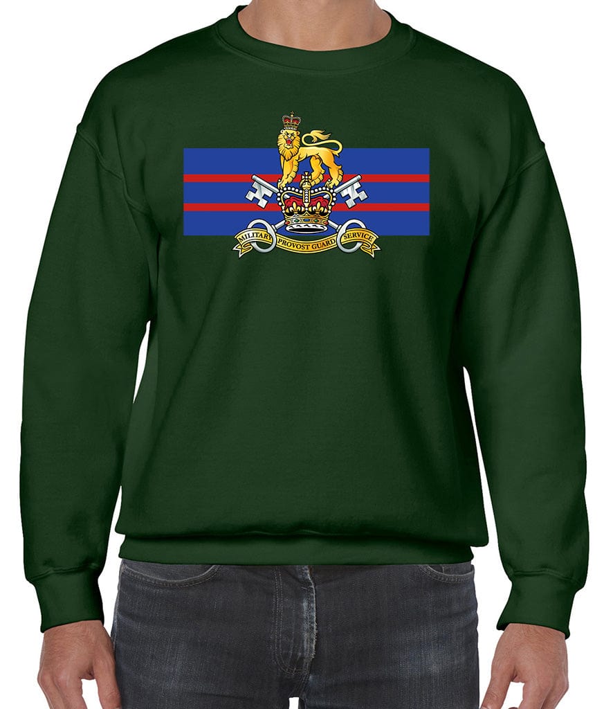 Military Provost Guard Service Front Printed Sweater