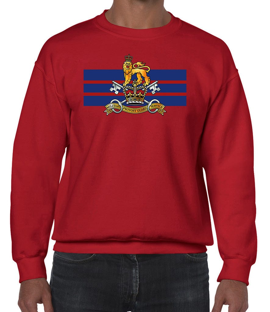 Military Provost Guard Service Front Printed Sweater