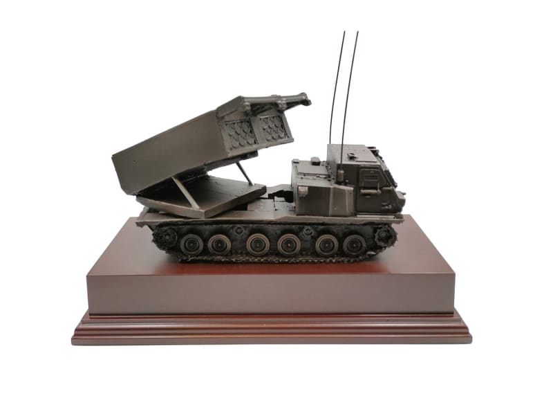 MLRS Weapon System in Cold Cast Bronze