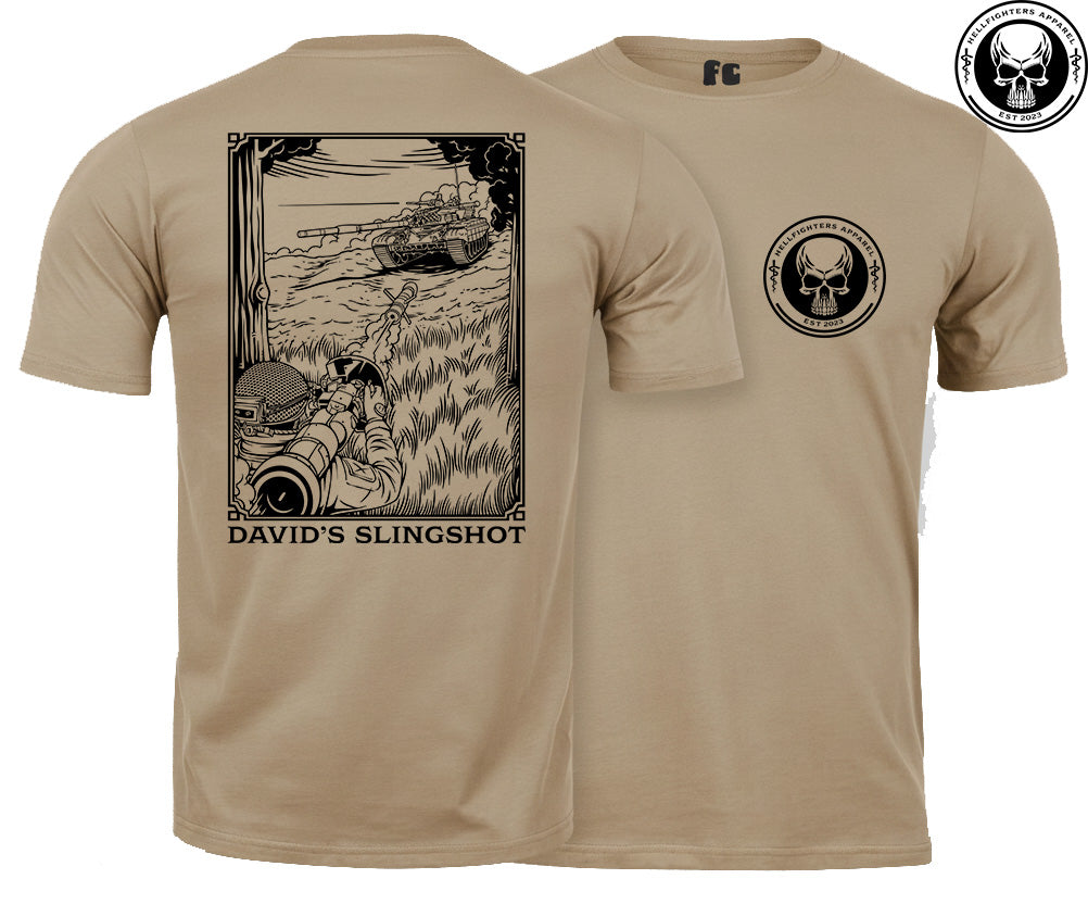 David's Slingshot Anti Tank Platoon Printed T-Shirt