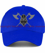 Never Surrender Embroidered Ultimate Cotton Panel Cap Bright Royal Blue Baseball