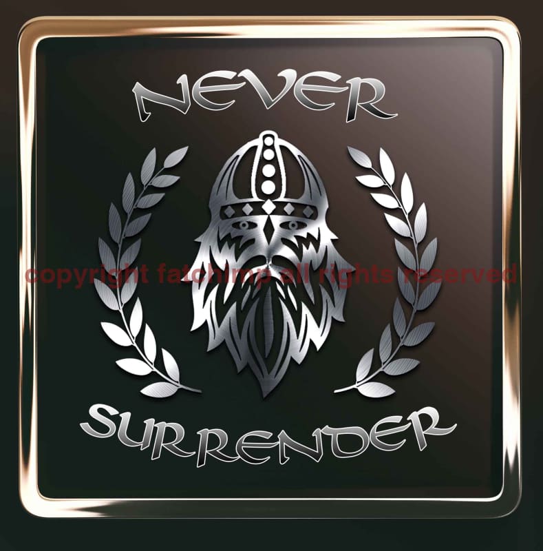 Never Surrender Pin Badge
