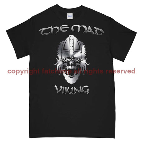 Never Surrender The Mad Viking Printed T-Shirt