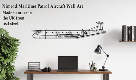 Nimrod Maritime Patrol Aircraft Metal War Art
