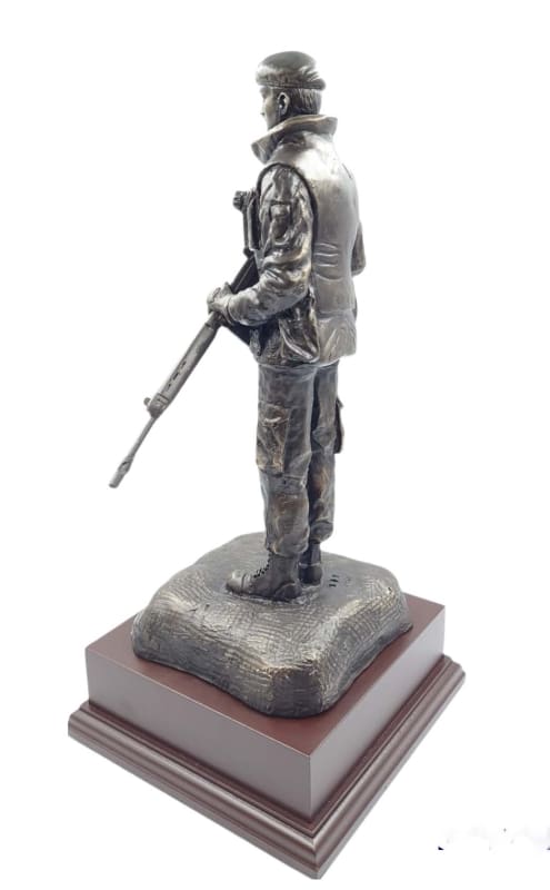 OP BANNER Northern Ireland British Soldier Cold Cast Bronze Figurine