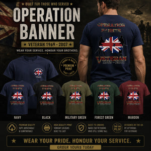 OP Banner Veteran Double Side Printed T-Shirt