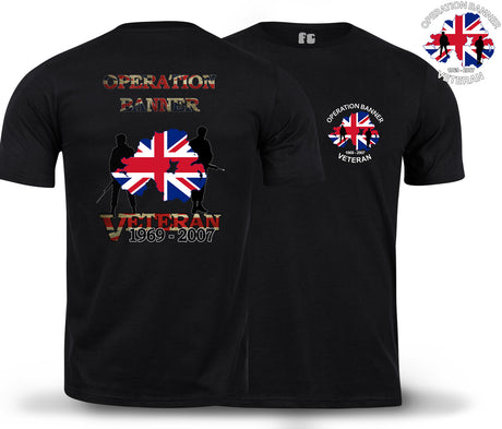 OP Banner Veteran Double Side Printed T-Shirt